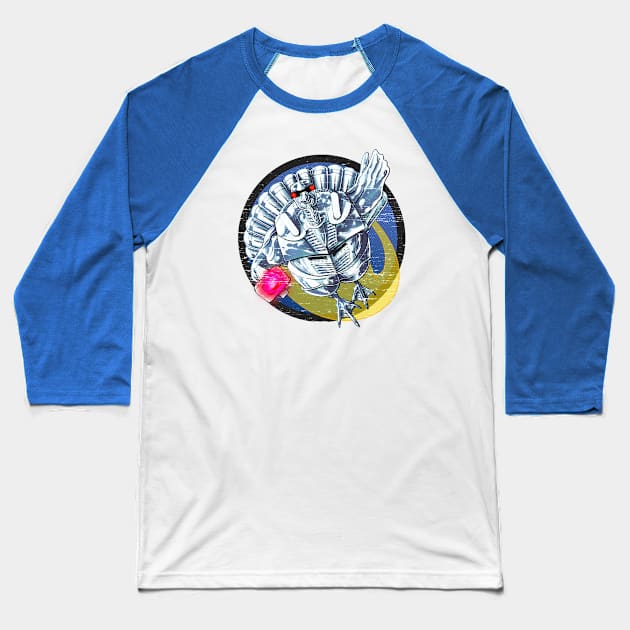 TOM SPACEKNIGHT 02 Baseball T-Shirt by ThirteenthFloor